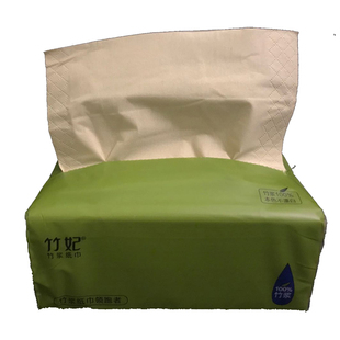 竹妃抽纸大包20包3层390张整箱竹纤维本色纸孕婴食品级大码竹浆纸