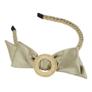 Riotlily/艾特里里舒意植觉发箍蝴蝶结编织款复古风雅致新年礼物