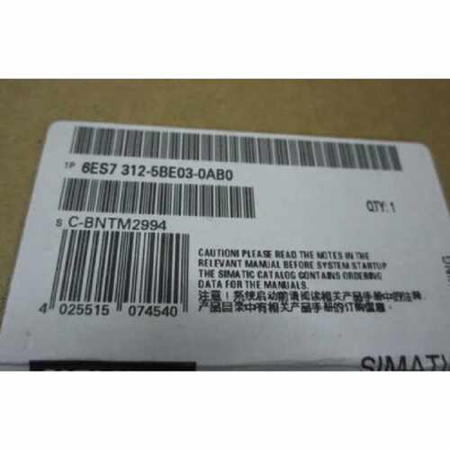 议价6ES7312-5BE03-0AB0西门子S7-300CPU312C模块6ES7 312-5BE03-