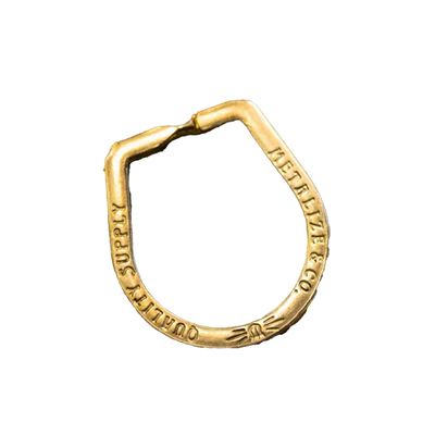 METALIZE蹄型黄铜钥匙圈