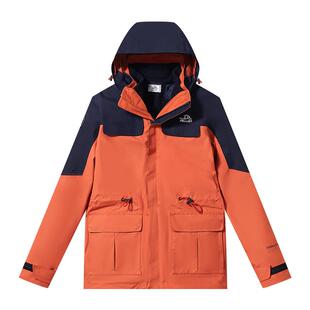 【新色发售】伯希和山色冲锋衣女户外三合一抓绒防水登山服外套男