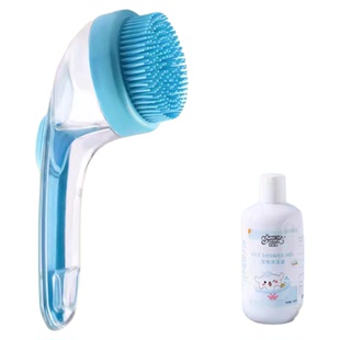 狗狗洗澡梳毛泰迪比熊专用搓澡按摩刷子沐浴露排梳指甲剪洗护工具