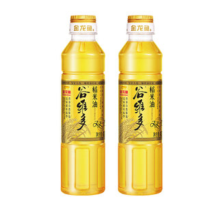 金龙鱼谷维多稻米油400ml家用炒菜火锅麻辣烫油小瓶食用油植物油