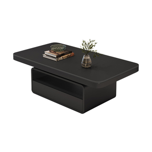 意式极简客厅家用长方形岩板茶几2025新款轻奢高级感小户型茶几桌