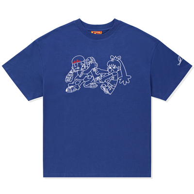 刺绣宽松嘻哈滑板oldschool