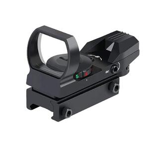 四变点全息红点十字可调变点瞄准HD101红绿双色弹弓配件金属模型