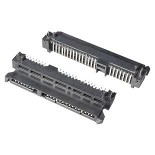 SATA接口母座插座7+15P 卧式硬盘接口维修配件显卡连接器接口转换