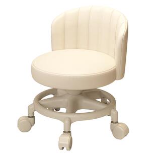 万向轮小凳子静音滑轮矮凳家用换鞋凳儿童靠背椅成人结实软包板凳