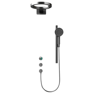 wocam沃咖R10暗装花洒套装预埋嵌入式淋浴全铜主体创意球框顶喷