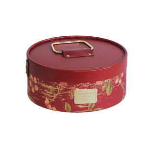 2026新年礼品包装盒透明PVC抱抱桶马年糖果零食盒手提礼盒空盒子