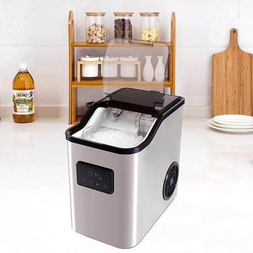 2023新款咀嚼冰制冰机 快速出冰迷你冰块机家用跨境便携式制冰机