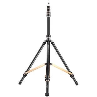 轻装时代SL285C碳纤维摄影灯架三脚架2.5米高 影棚视频拍摄led补光闪光灯架户外超轻便携反折叠收纳三角支架