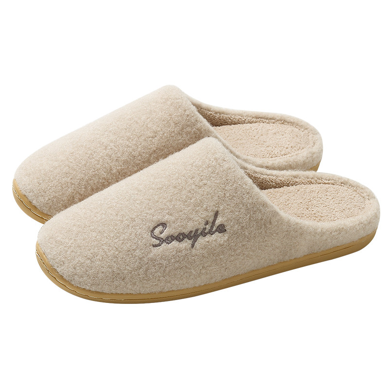 棉拖鞋女款秋冬季2025新款室内家居静音软底防滑木地板拖鞋男冬天