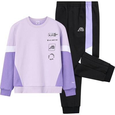 鸿星尔克加绒保暖运动套装