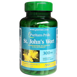 普丽普莱美国进口圣约翰草提取物 圣约翰草胶囊300mg100粒