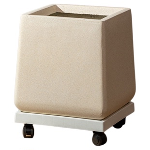 镁泥花盆大号客厅落地家用绿植龟背竹花盆仿陶瓷大花盆轻奢高级感