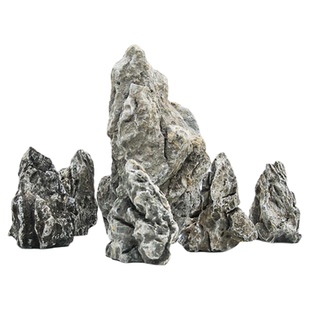 天然青龙石生态造景石假山峰大块石片酸洗草缸溪流缸鱼缸造景主石