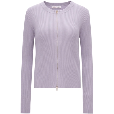 时髦针织开衫naivee双头拉链