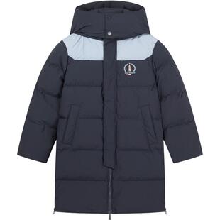 暇步士童装男童三防羽绒服25冬季新款大童可拆卸连帽儿童长款外套