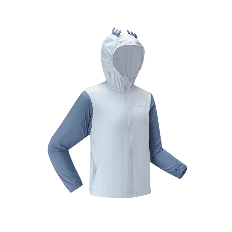 迪卡侬儿童防晒衣女童皮肤衣男童防紫外线凉感透气防晒服外套KIDC