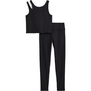 【H&M MOVE DryMove™】女童运动套装2件式冬季背心瑜伽裤1126234