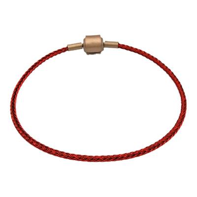 周家扣2mm细款不锈钢丝手链手绳