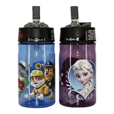 蜘蛛侠汽车冰雪公主儿童吸管杯