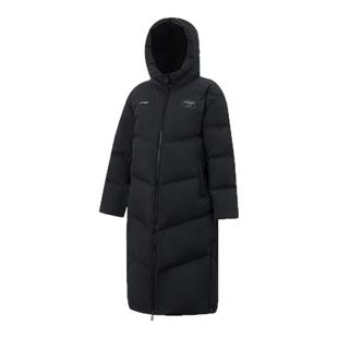 李宁儿童超长款羽绒服防泼水外套男孩新款冬季男童青少年御寒冬装