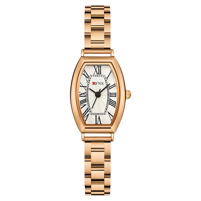 Ofns罗马刻度女士腕表高级感酒桶