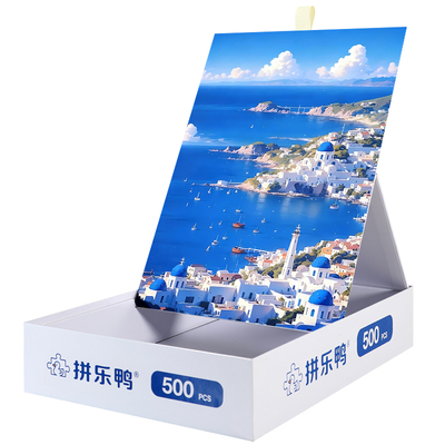 拼乐鸭500片成人益智治愈拼图