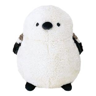 治愈空间银喉山雀玩偶毛绒玩具睡觉抱鸟公仔娃娃抱枕生日儿童礼物