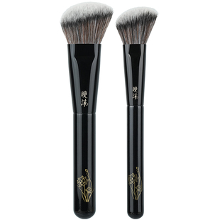 晚沫W131坡形修容刷侧脸修容刷柔软轻松晕染下颚线阴影沧州化妆刷