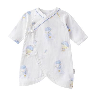 全棉时代婴儿纱布系带蝶衣