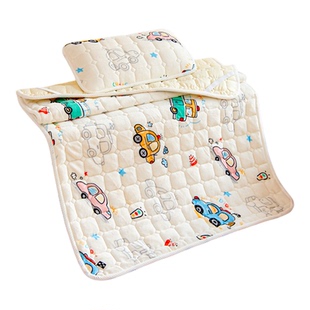 冬季加绒床垫宝宝小褥子幼儿园入园软垫子婴儿拼接褥子牛奶绒保暖