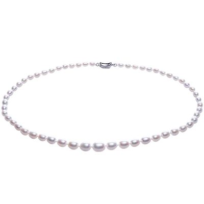 珍世缘珠宝正品米形淡水珍珠手链