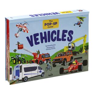 交通工具立体机关操作书 英文原版绘本 The Pop-Up Guide Vehicles 低幼科普知识 早教启蒙绘本精装图画故事书 Twirl 法国艺术品牌