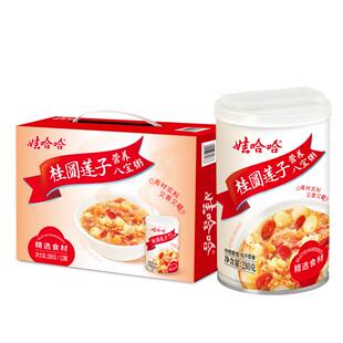 娃哈哈桂圆莲子八宝粥280g*12罐整箱营养早餐即食速食送礼佳品哇