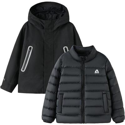 巴拉巴拉冲锋衣羽绒服秋冬款儿童