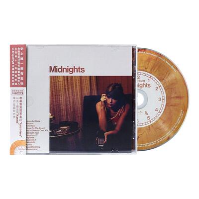 官方正版 Taylor泰勒 霉霉专辑 午夜Midnights血月版CD首批附赠品