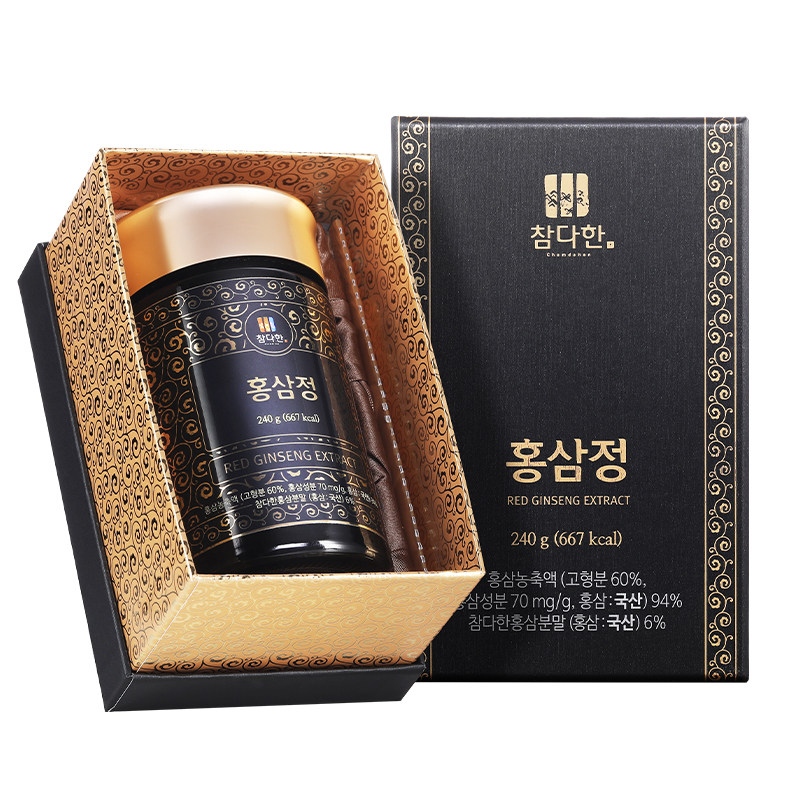 韩国破壁黑红参膏10倍浓缩礼盒