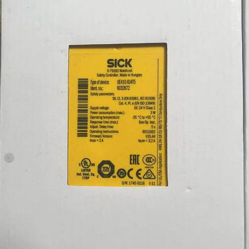 配件德国西克SICK安全控制器UE410-XU4T5，型号603议价