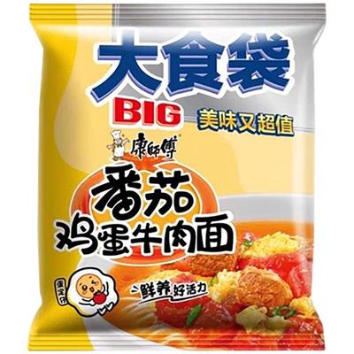 康师傅大食袋番茄鸡蛋牛肉面24包