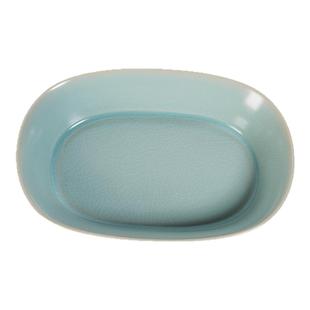 汝山明汝瓷仿古天青釉支钉烧水仙盆纯手工经典复刻冰裂开片李可明