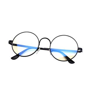 防蓝光不累眼护目镜复古圆框眼镜女护目电脑平光镜无度数平面镜男
