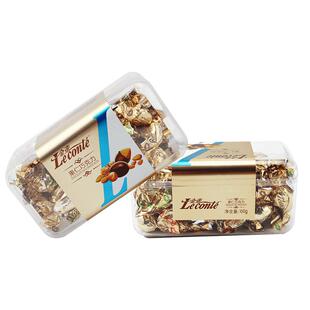 金帝果仁夹心巧克力豆礼盒装160g休闲零食送女友生日礼物喜糖批发