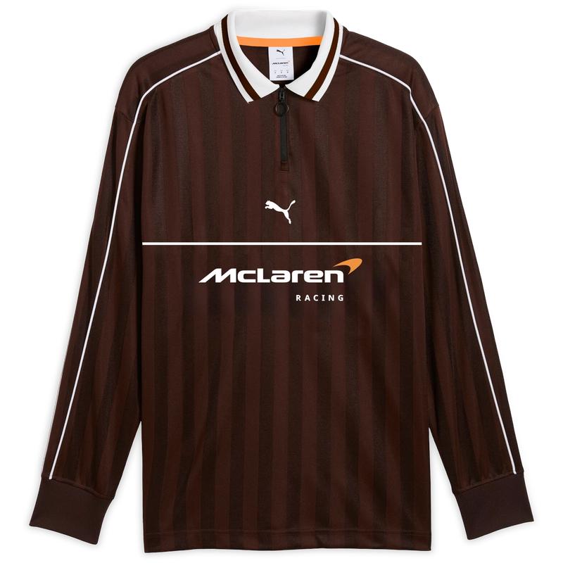 迈凯伦车队赛车长袖运动T恤男女PUMA彪马官方秋季休闲上衣 637869