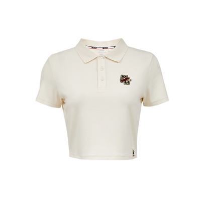 NBAATELIER女士白色修身短袖T恤