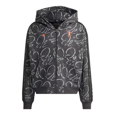 Adidas/阿迪达斯正品三叶草男士运动复古拉链足球抓绒夹克KD6519