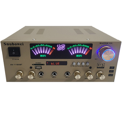 家庭ktv功放机无线蓝牙环绕立体声K歌功放机2025新款大功率功放