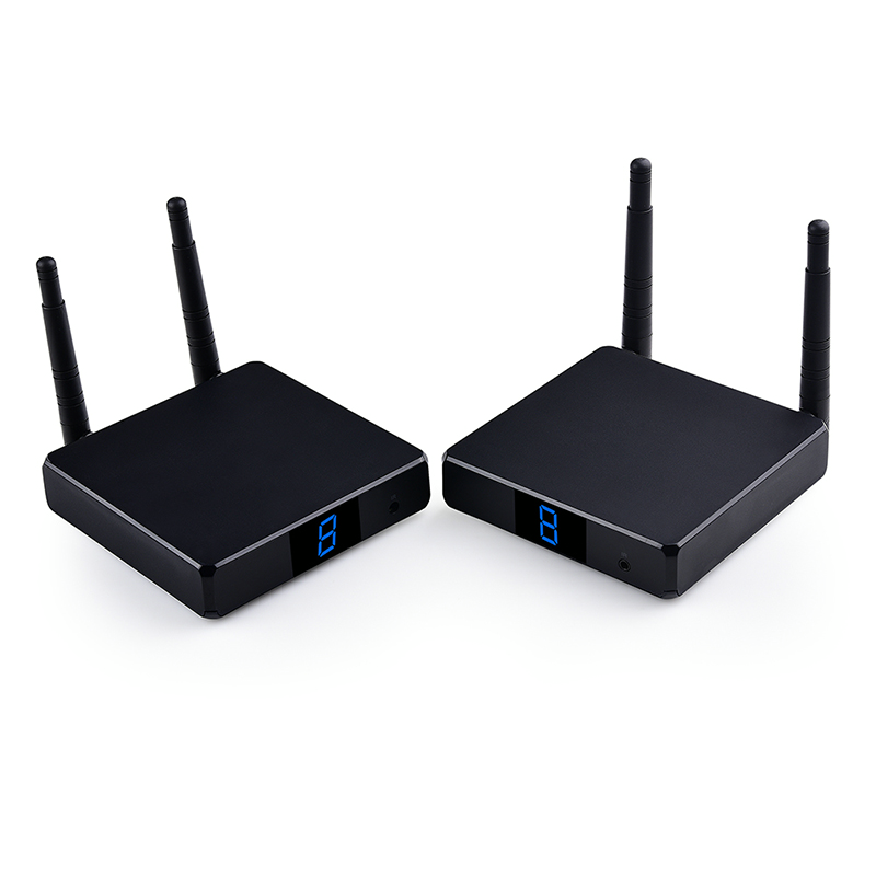 美誉FHD686无线HDMI传输器200米机顶盒共享器电视发射接收同屏器